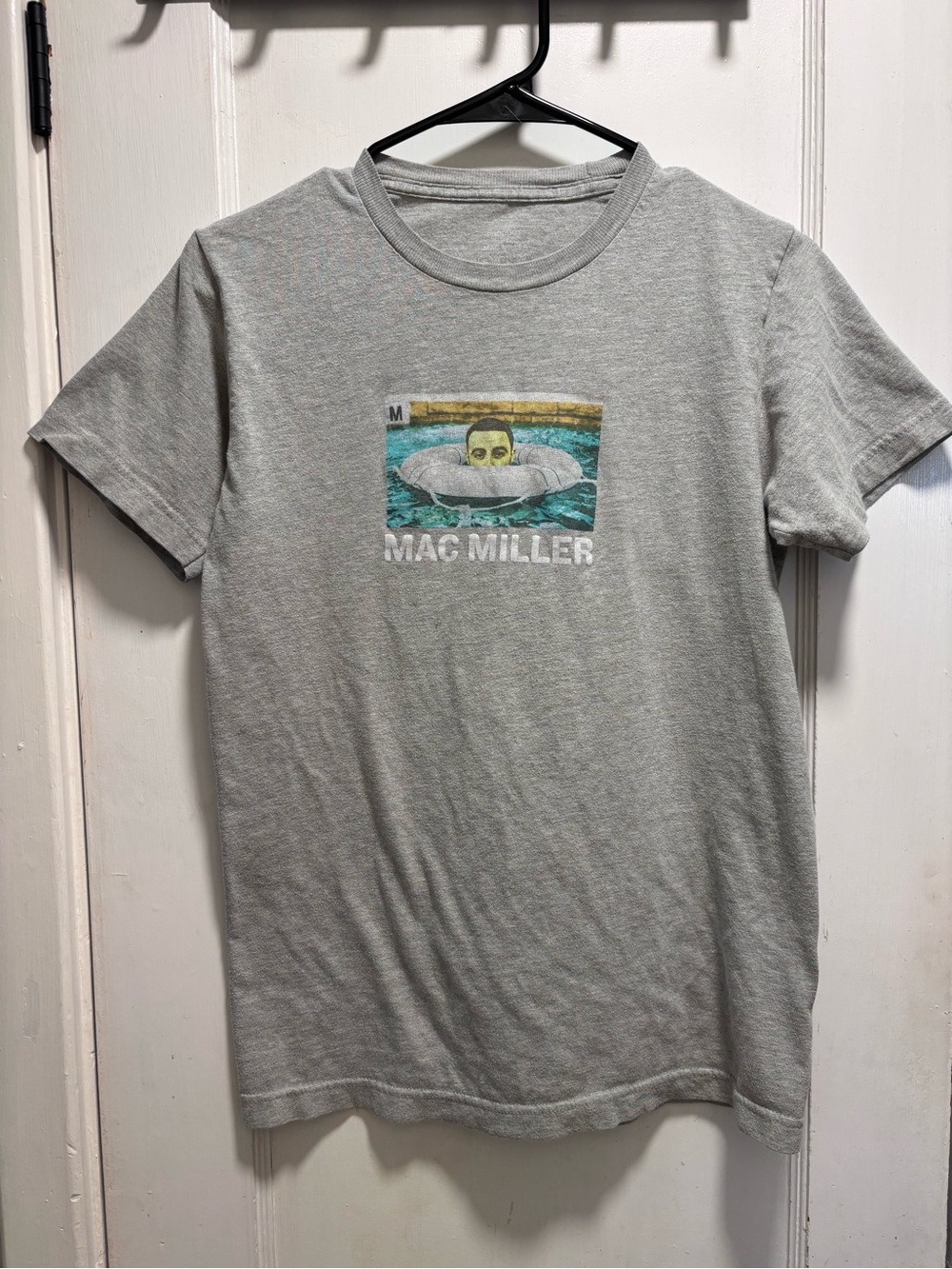 Mac Miller Short Sleeve Graphic Tee in Light Gray